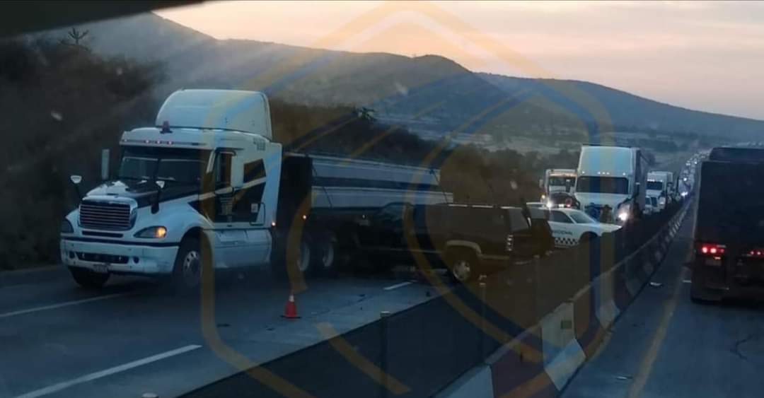 Cierres parciales por accidente.