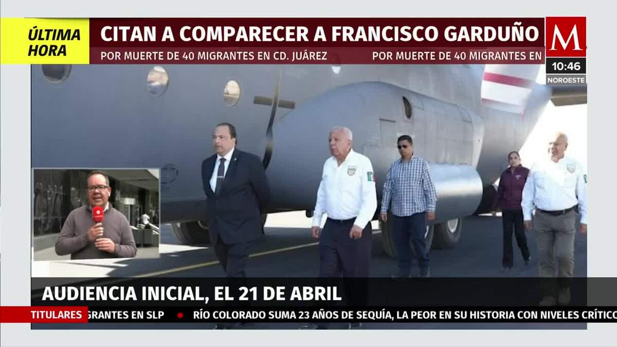 Citan a comparecer a Francisco Garduño por muerte de migrantes en Ciudad Juárez