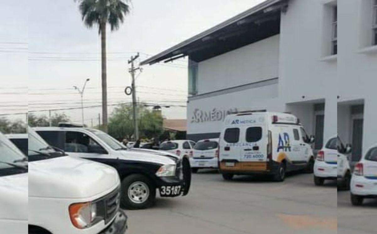 Elementos de la Fiscalía General del Estado de Coahuila llegaron y acordonaron el lugar. (Especial)