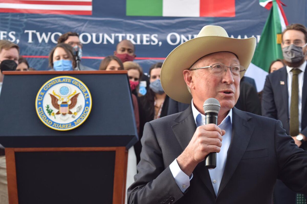 Ken Salazar, embajador de Estados Unidos en México. | Archivo de Twitter Ken Salazar