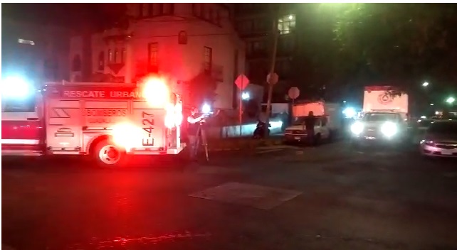 Se registra incendio en plaza Las Ramblas. (Especial)