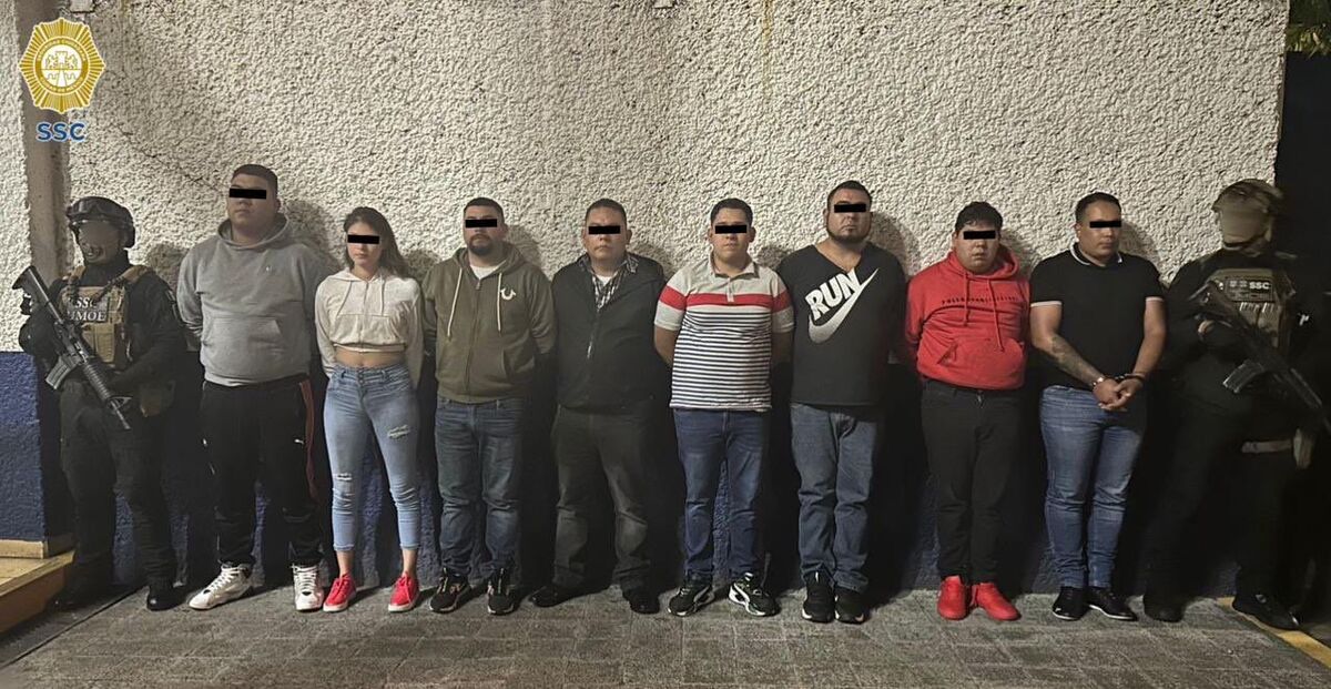 Detienen a 8 presuntos secuestradores en la colonia Villa Coapa | Especial
