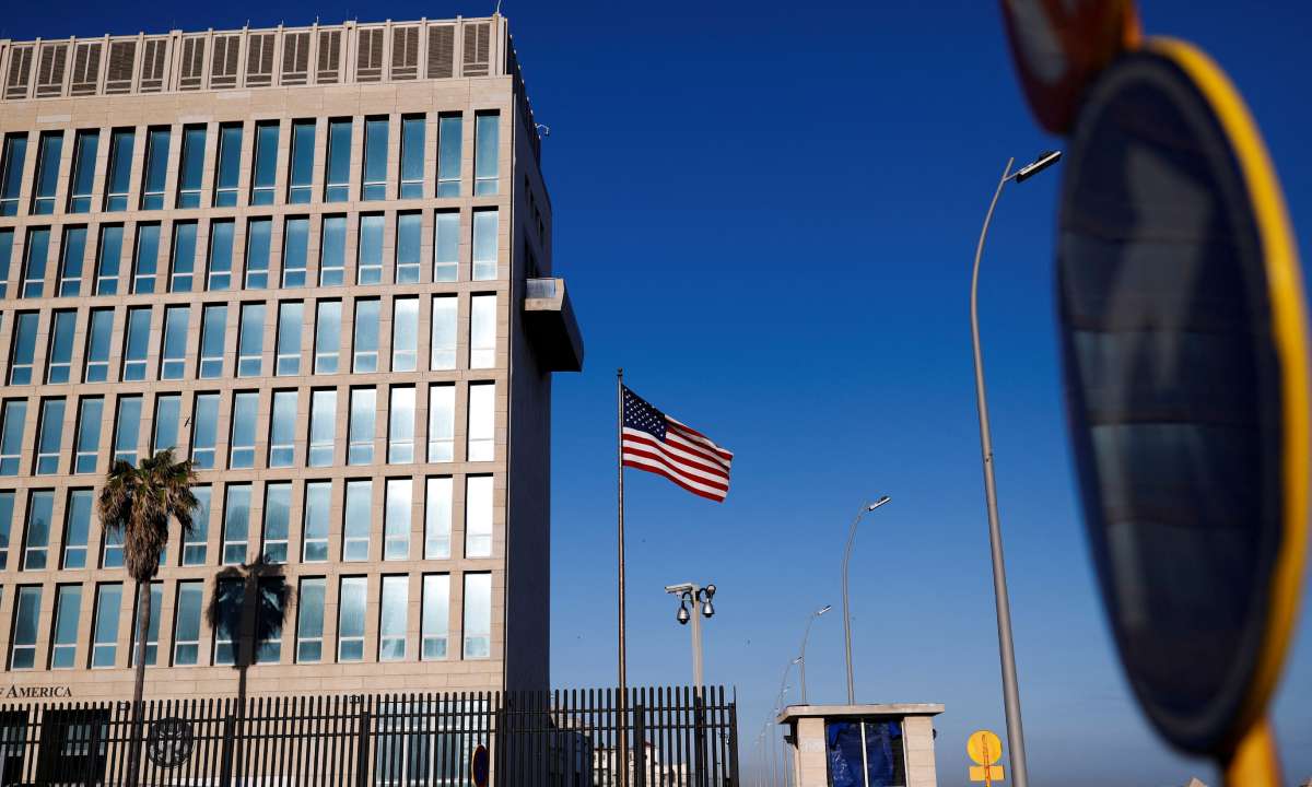 La embajada de Estados Unidos en Cuba. | Reuters