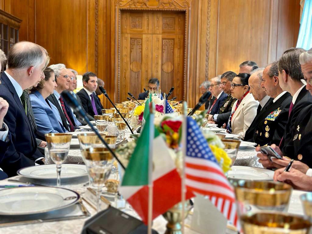 Reunión de gabinetes de seguridad en Estados Unidos | Twitter @rosaicela_