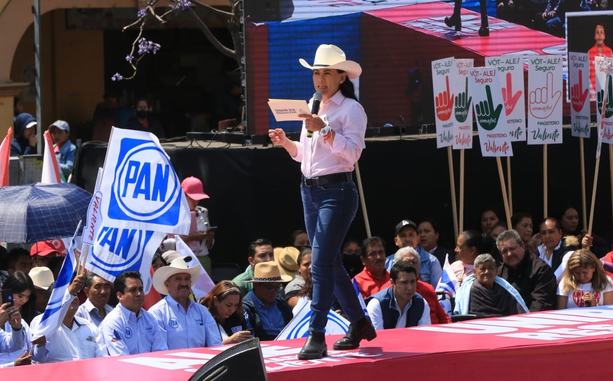 Alejandra Del Moral propone rehabilitación y desazolve del Río Lerma. Iván Carmona