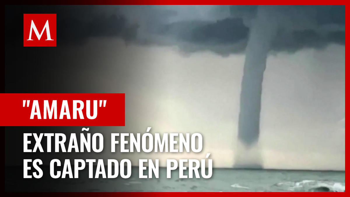 Columna de agua se eleva en laguna de Perú; habitantes graban videos