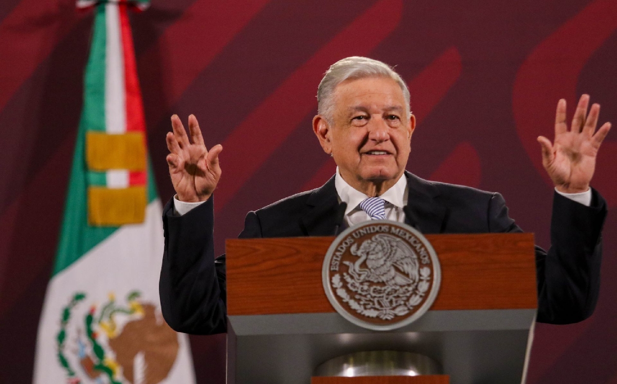 Conferencia del Presidente en Palacio Nacional el 17 de abril de 2023. | Cuartoscuro