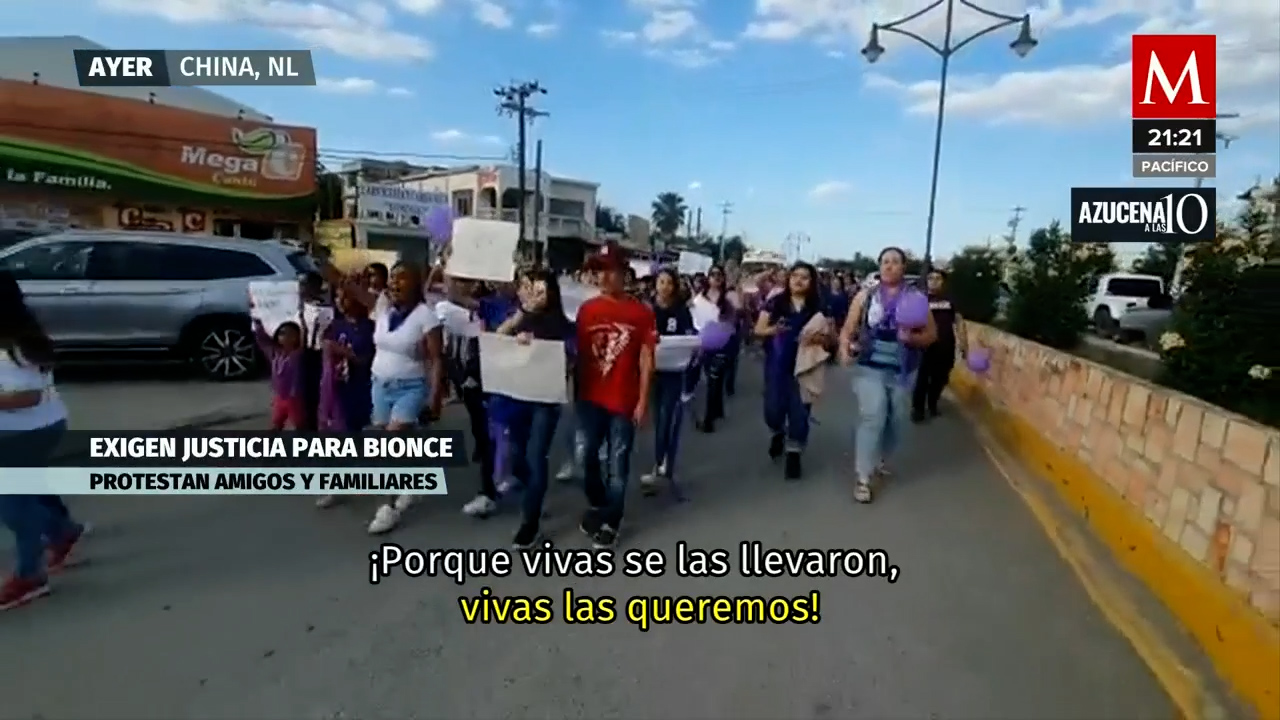 Exigen justicia por Bionce Amaya: "jamás pensamos que sus amistades le quitarían la vida"