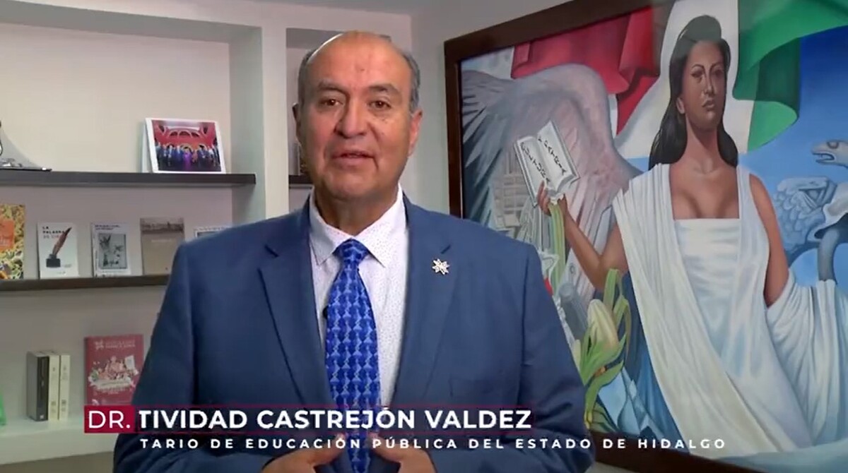 Natividad Castrejón Valdez, secretario de Educación Pública en Hidalgo. (Especial)