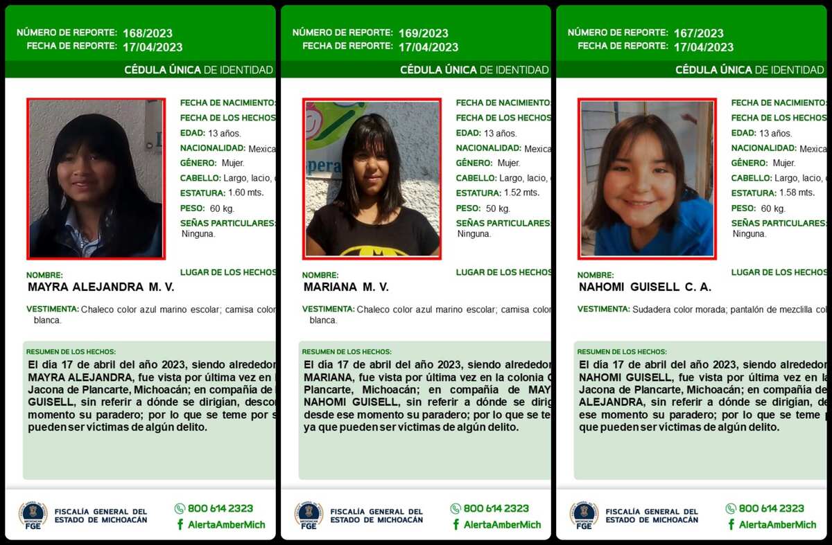 Tras la desaparición se activó una alerta amber. (Elizabeth Guzmán)
