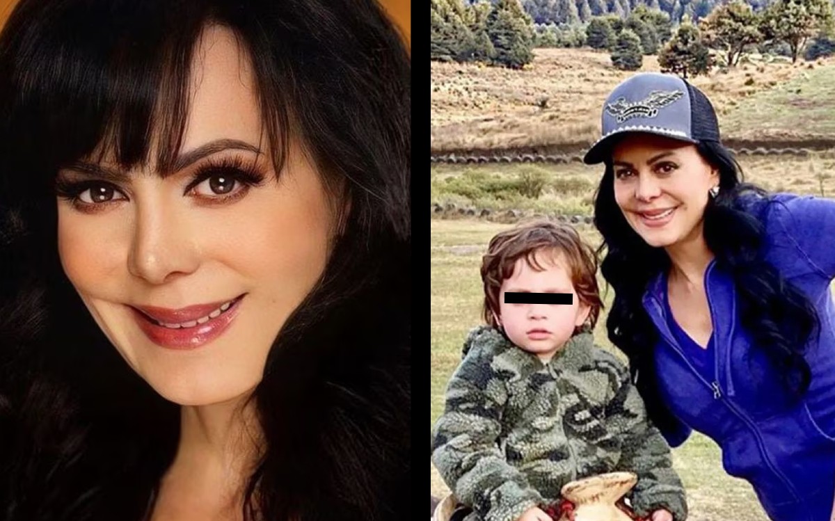 Maribel Guardia y su nieto José Julián. | ESPECIAL