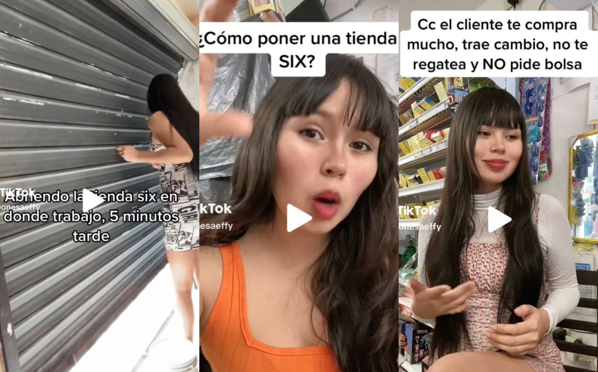 El contenido de la joven se basa en la administración de una tienda 'Six'. (Cortesía)
