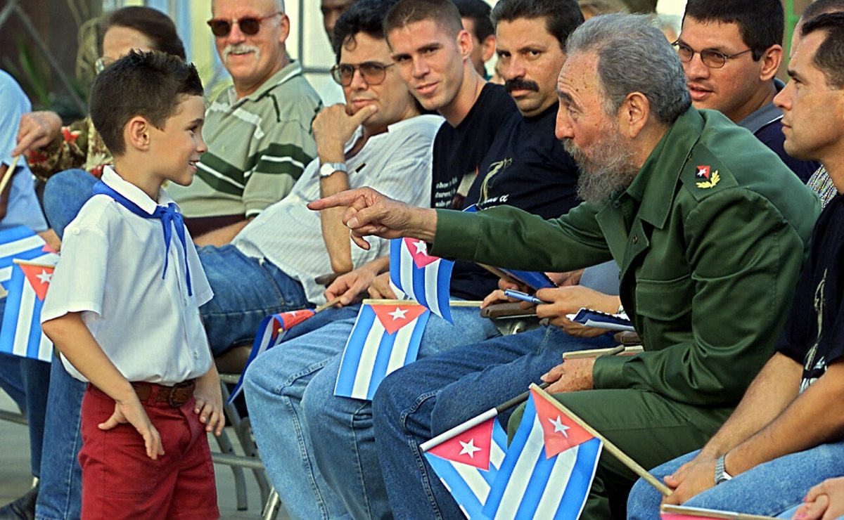 Elián González y  Fidel Castro en Cuba. | AFP