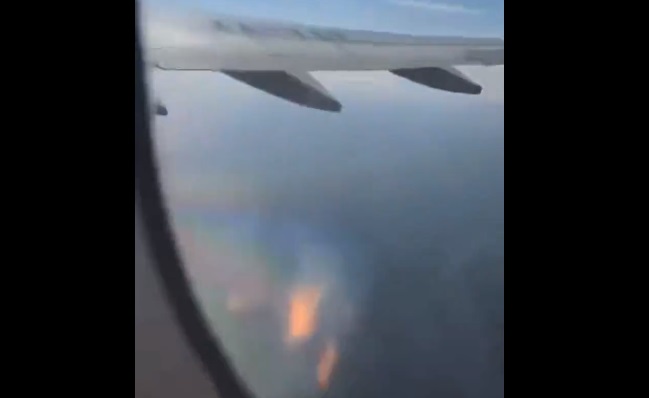 Estalló una turbosina del avión. (Especial)