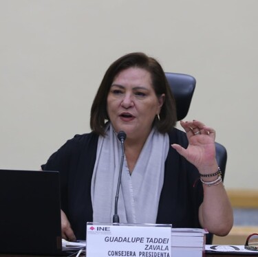 Guadalupe Taddei, consejera presidenta del INE.  | Javier Ríos
