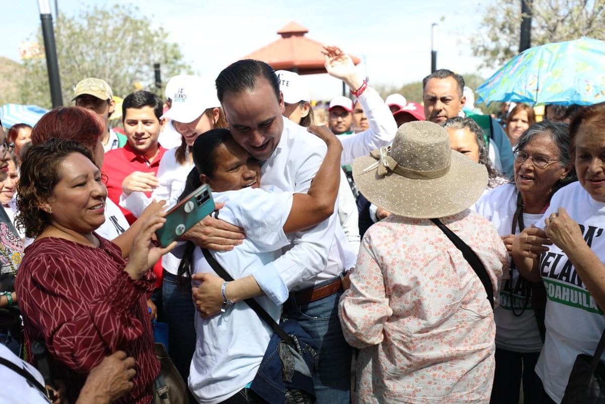 Manolo Jiménez en Ramos Arizpe. | Facebook