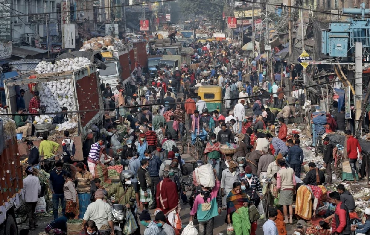 Mercado de Kolkata, en la India (Reuters)