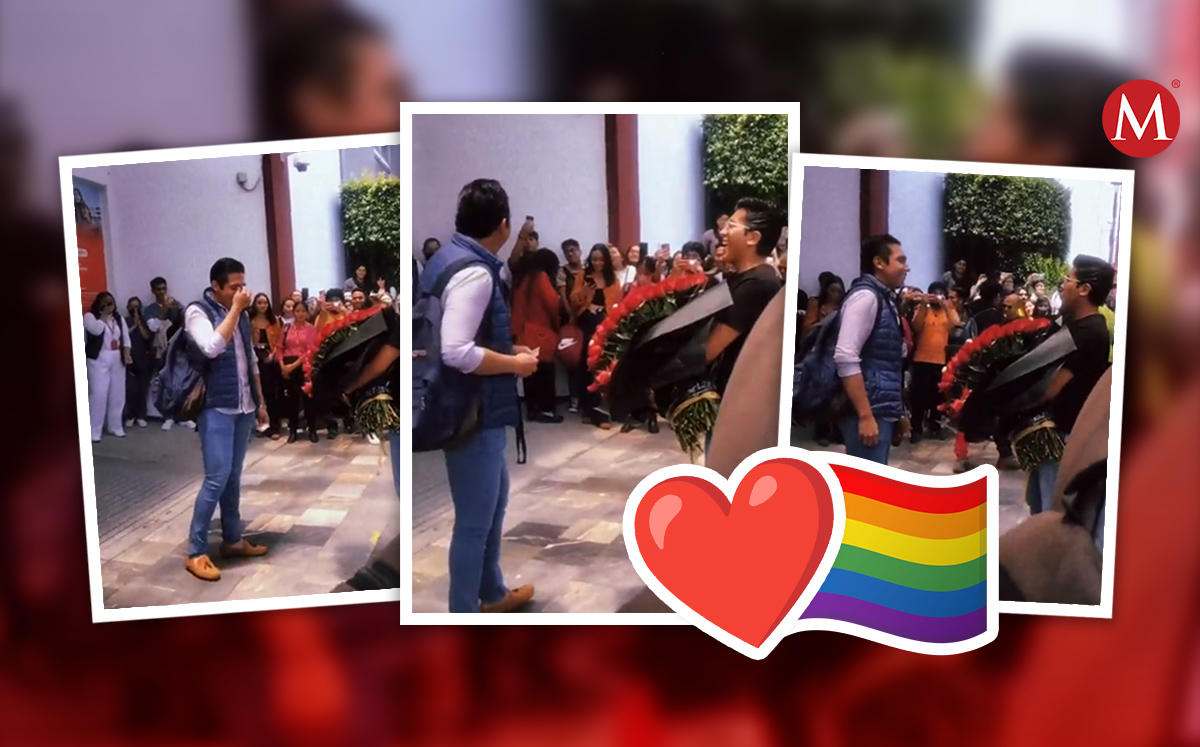 Pareja LGTB hacen formal su noviazgo con pedida en Puebla | Especial
