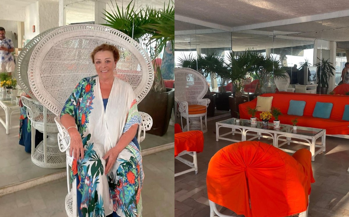 Sylvia Pasquel recorrió la casa / Instagram