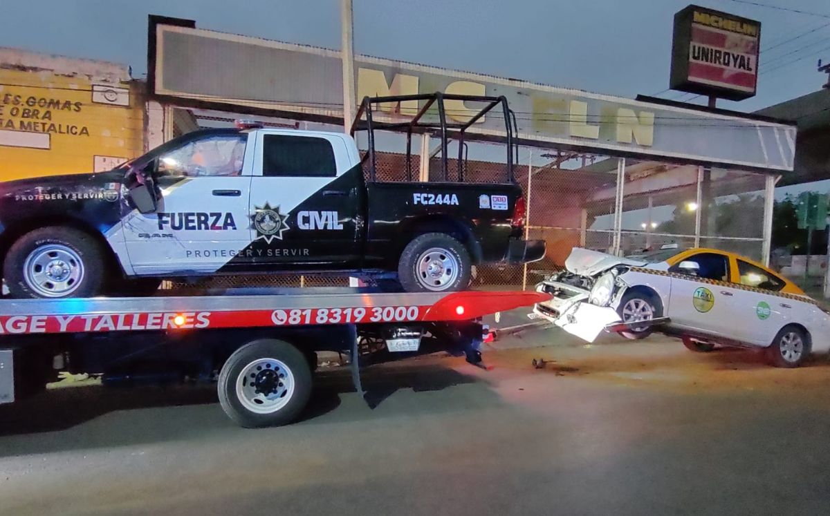 El accidente ocurrió en las avenidas Aztlán y Raúl Rangel Frías, en la colonia Residencial Aztlán. Agustín Marínez