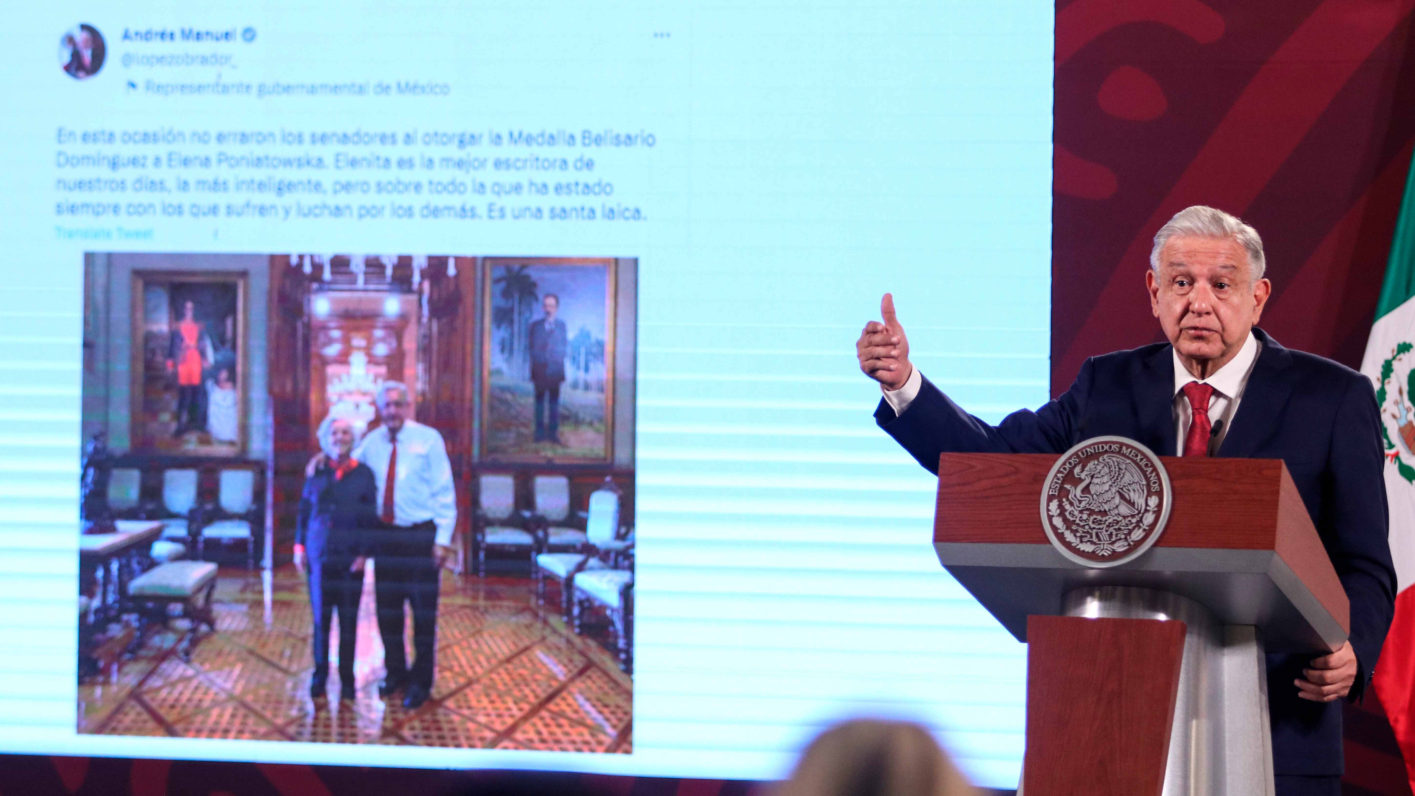 AMLO no asistió a ceremonia de Medalla Belisario Domínguez para evitar “humillación”