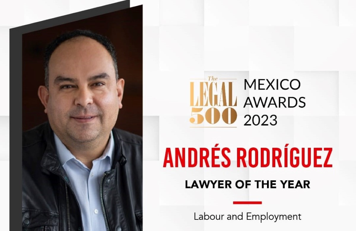 Andrés Rodríguez obtiene premio al Abogado del Año.  | Especial