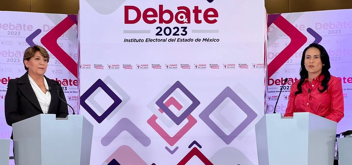 Candidatas en el debate por la gubernatura del Edomex (Especial)
