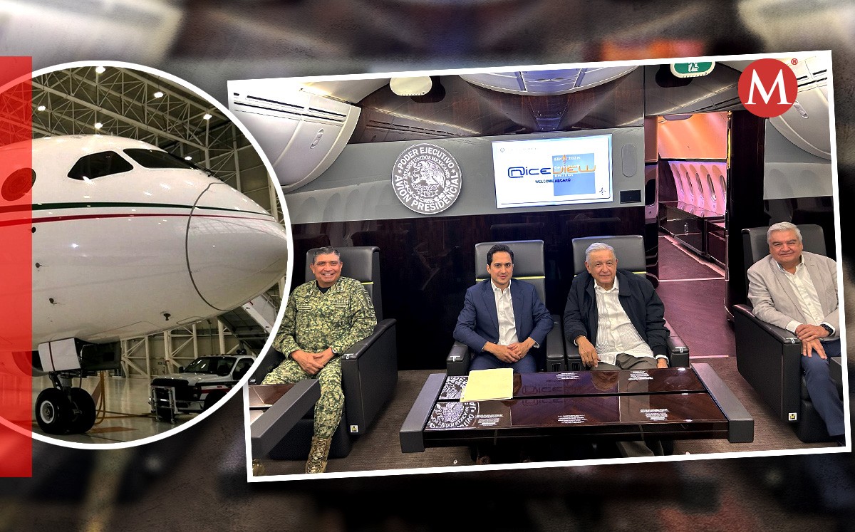 Gobierno de Tayikistán compra avión presidencial: AMLO; "dinero se invertirá en dos hospitales" | Diseño: Oscar Ávila