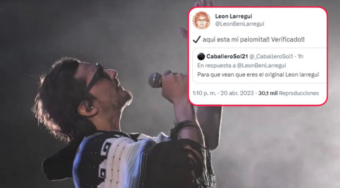 León Larregui se burla de que Twitter haya quitado la “palomita azul” y ya no tenga cuenta verificada