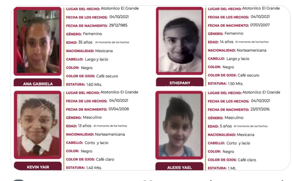 La PGJEH pide compartir las fichas de búsqueda. (Twitter)