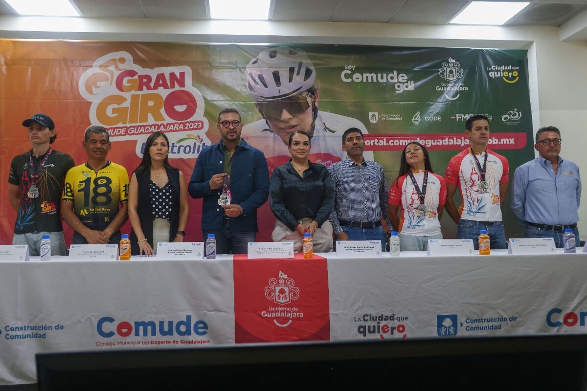 Fue presentada la sexta edición del Gran Giro Guadalajara 2023. (Cortesía)