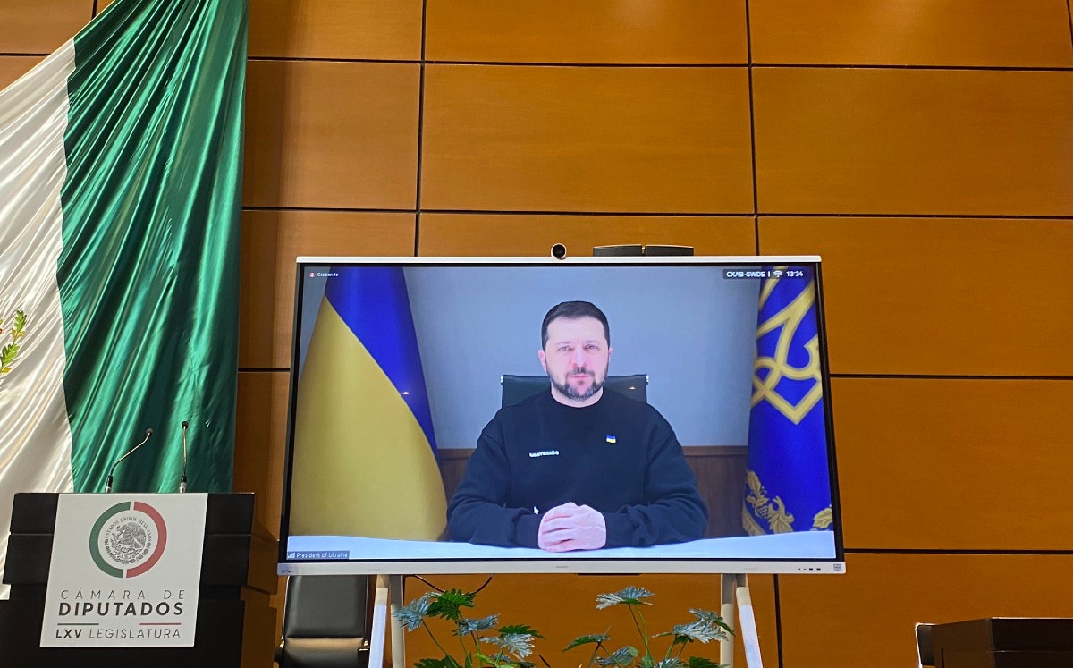 Reunión para escuchar a Zelensky no representa al Congreso, dice Junta de Coordinación en San Lázaro. | Twitter