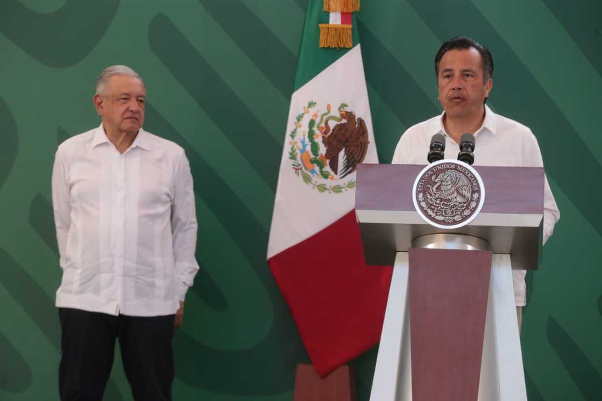 Cuitláhuac García, gobernador de Veracruz en La Mañanera hoy | Jesús Quintanar