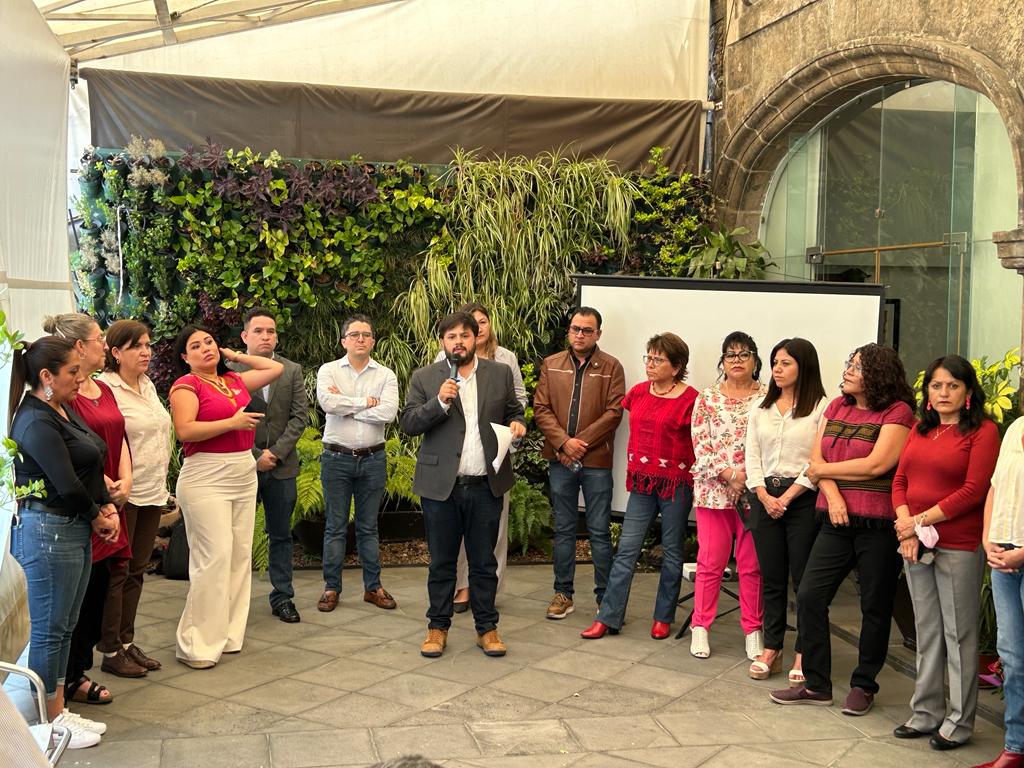 El líder de Morena en la Ciudad de México, Sebastián Ramírez. (Especial)