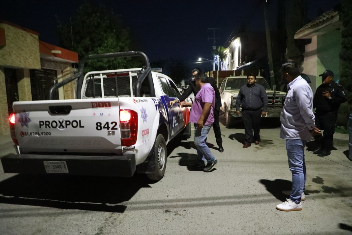 La detención se registró en la colonia Emiliano Zapata en Escobedo | Especial