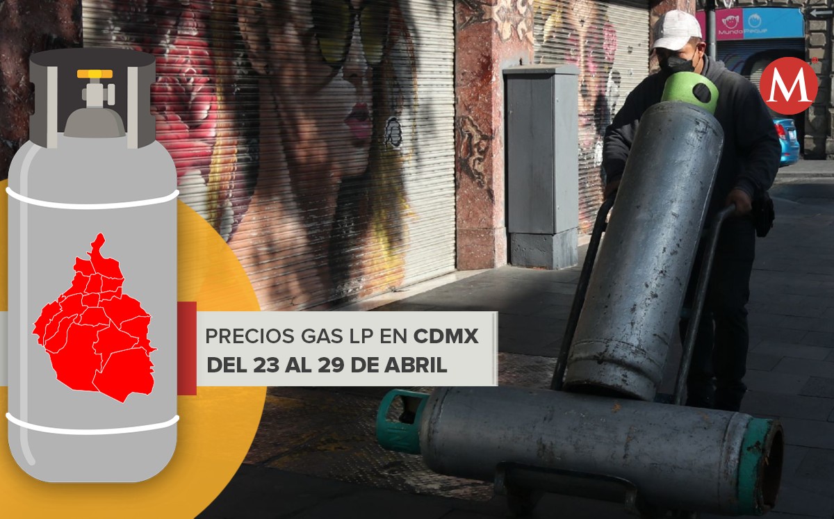 Precio del gas LP en CdMx. (Especial)