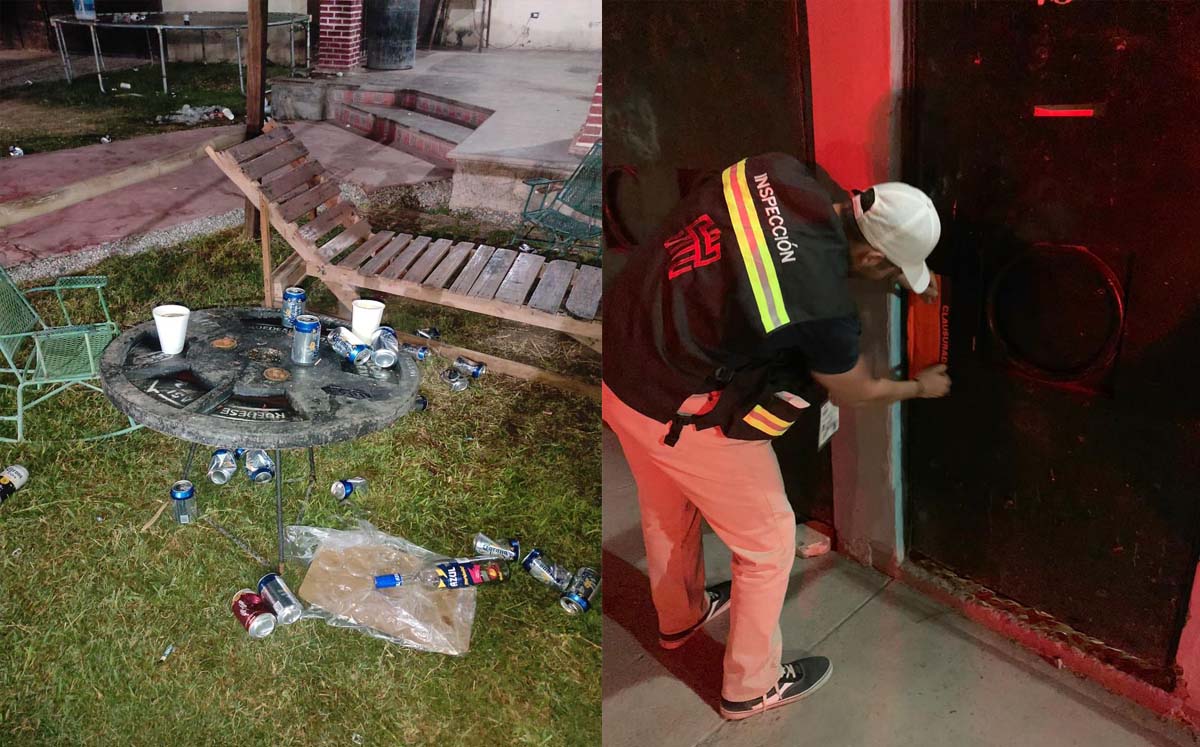 Clausuran quinta por menores ingiriendo alcohol en colonia Mayrán de Torreón. | Especial