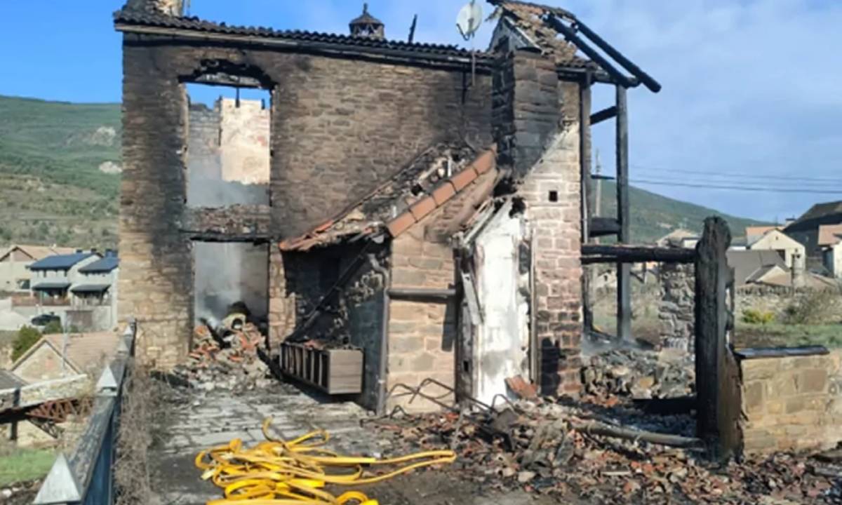 La casa donde se registró la situación. | Publicado por El Mundo