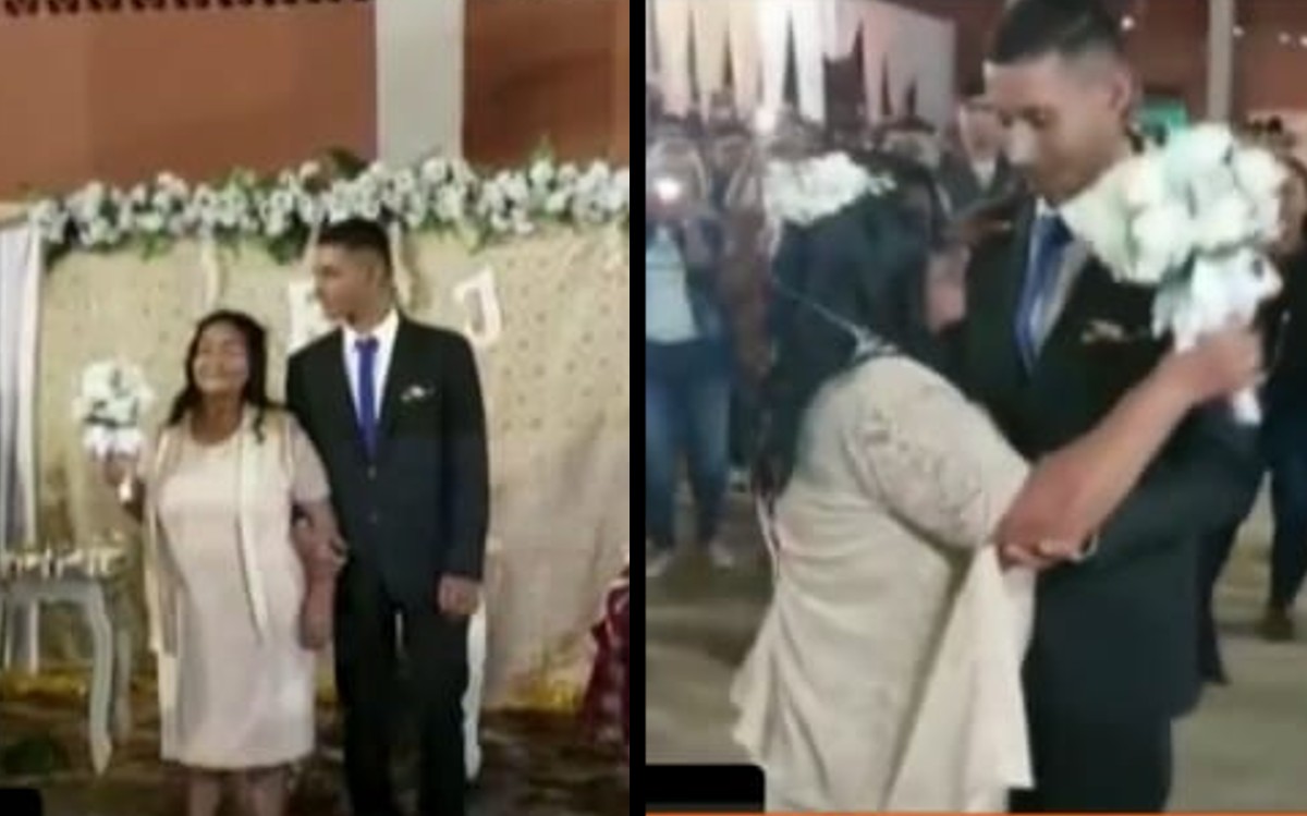 Boda entre abuelita y joven. | ESPECIAL