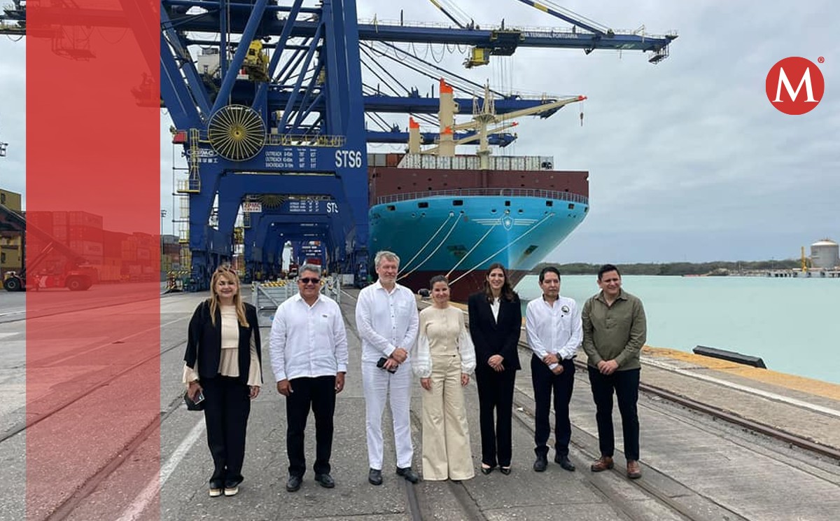 El embajador de la Unión Europea en México visitó el puerto de Altamira.