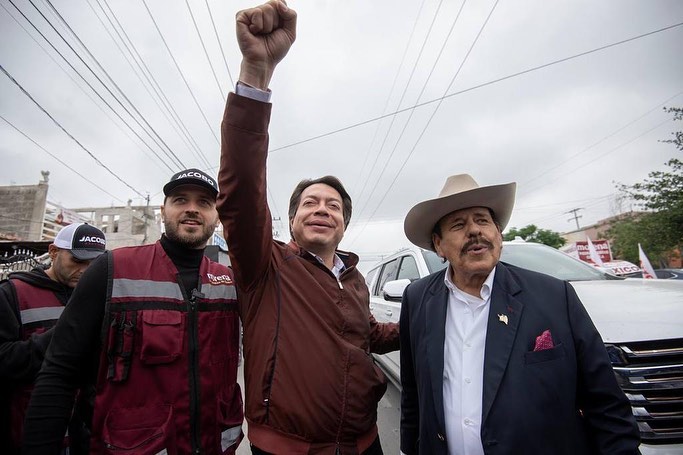 Guadiana visitó el municipio de Piedras Negras acompañado de Mario Delgado. | Facebook