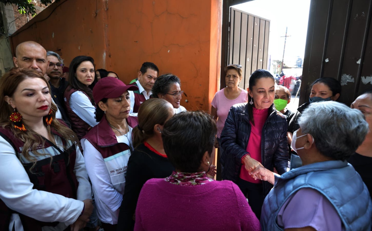 Sheinbaum lleva Bienestar a tu Colonia a la alcaldía Miguel Hidalgo. (@Claudiashein)