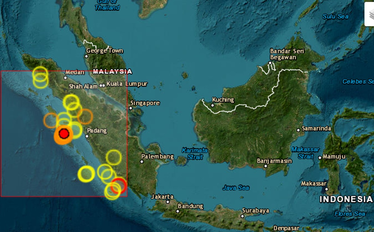 Sismo de magnitud 7.3 sacude Indonesia; emiten alerta de tsunami. | www.emsc-csem.org