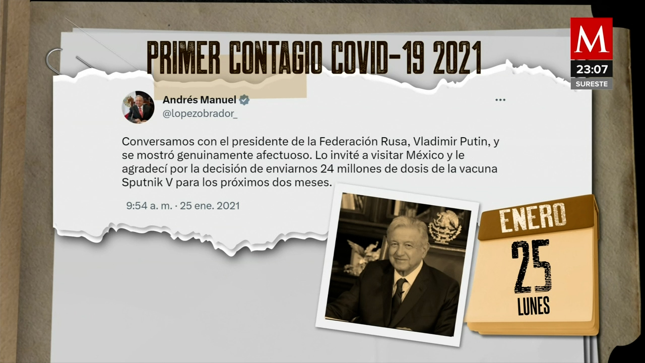 AMLO ha padecido covid tres veces, la primera ocasión que no presenta videos tras su diagnóstico