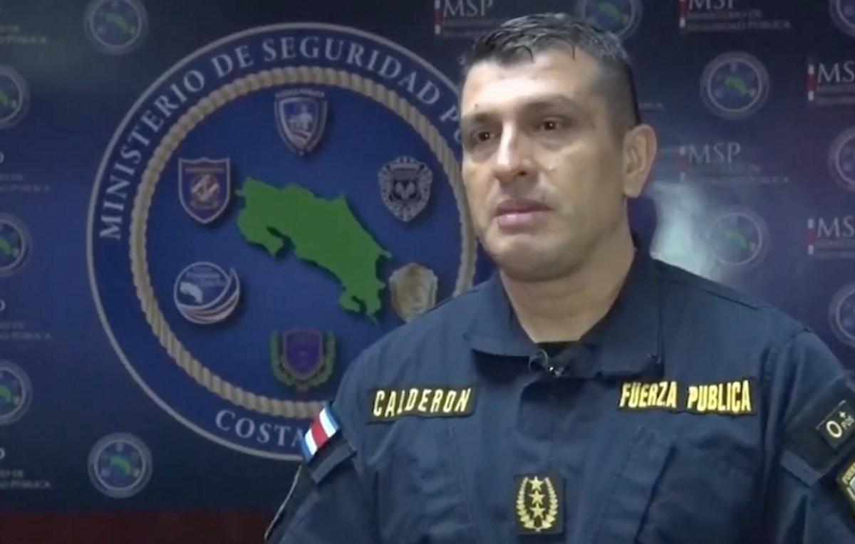 Daniel Calderón Rodríguez, Viceministro de Justicia (Twitter/@fuerzapublicaCR)