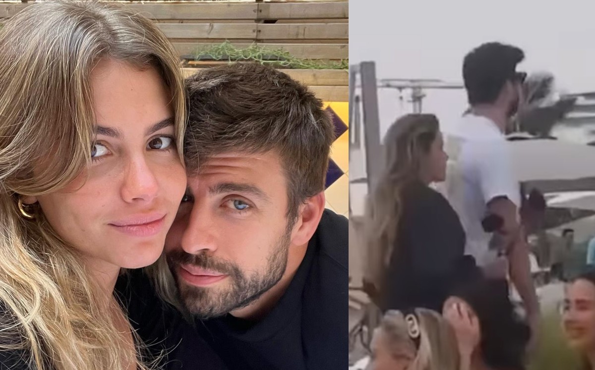 El deportista fue captado con Clara  / Especial
