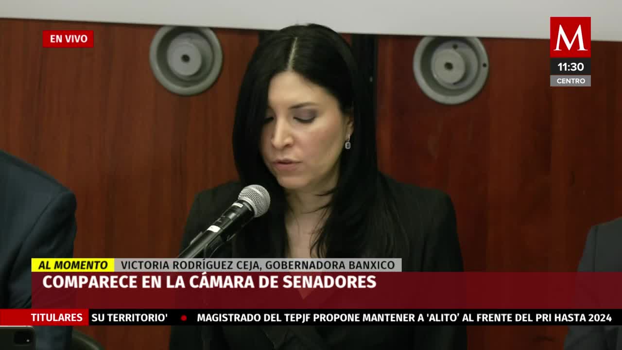 Gobernadora de Banxico comparece en el Senado para rendir informe