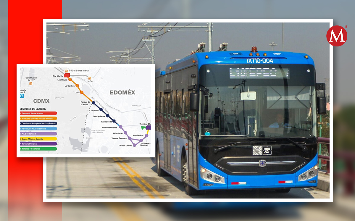 ¿Cuándo inicia operaciones el trolebús de Chalco - Santa Martha y cuáles son las estaciones? Especial