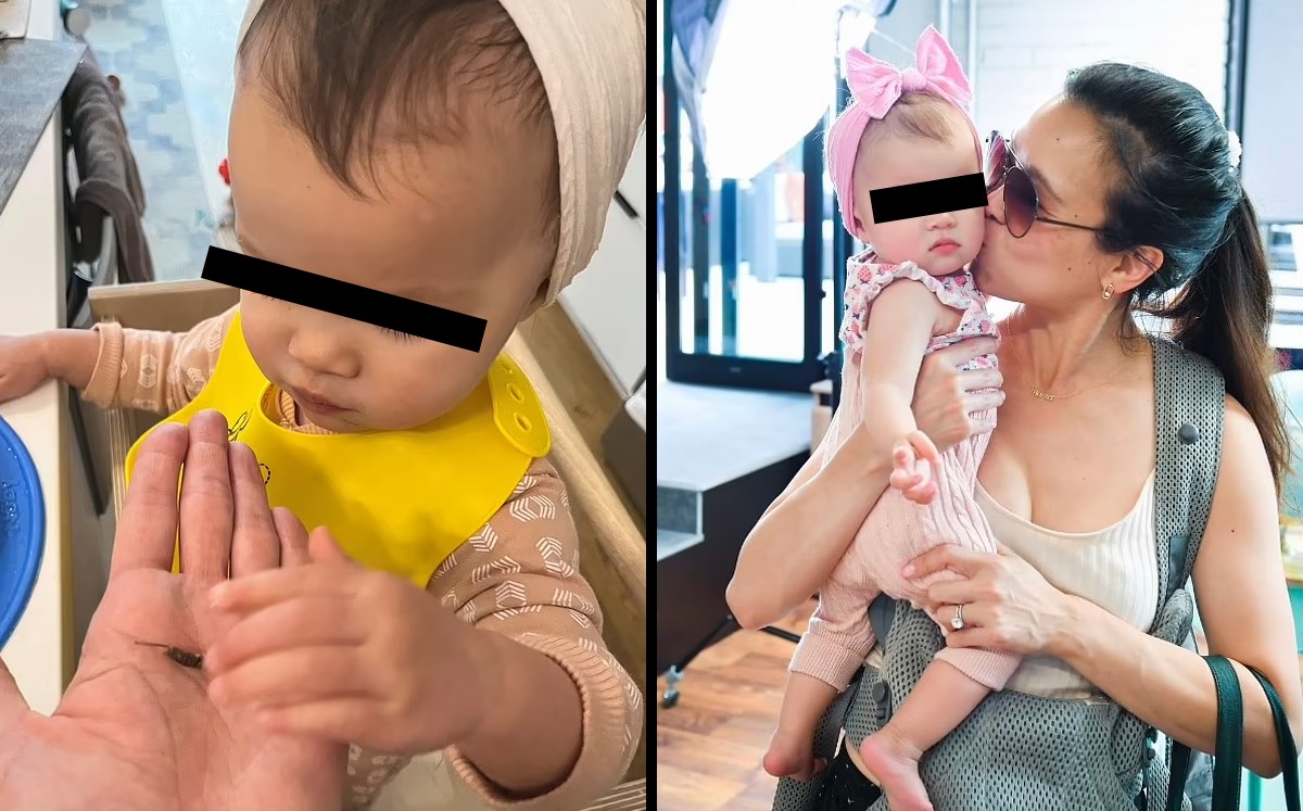 La pequeña tiene 18 meses y come grillos como fuente de proteína | ESPECIAL