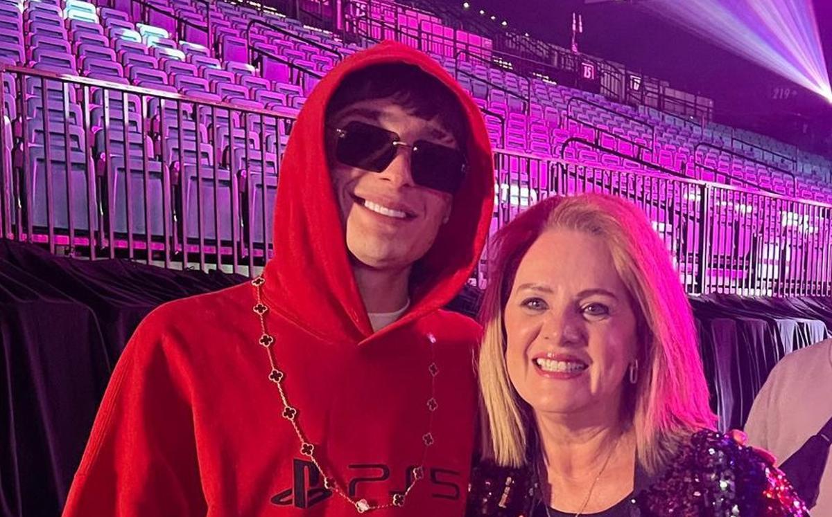 Peso Pluma y Erika Buenfil se conocieron hace unos días (Instagram).